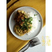 Curry indian de pui: Chicken korma
